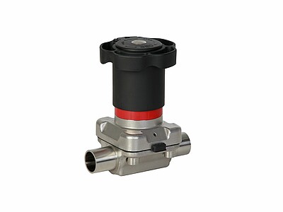 Hand-operated diaphragm valve by SAMSON SED