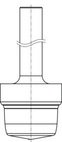 Sectional drawing: Parabolic plug by SAMSON