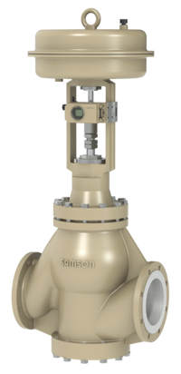 PTFE-lined control valve by SAMSON PFEIFFER