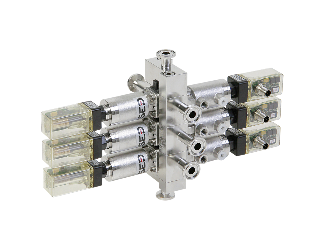 Multi-port valve block by SAMSON SED