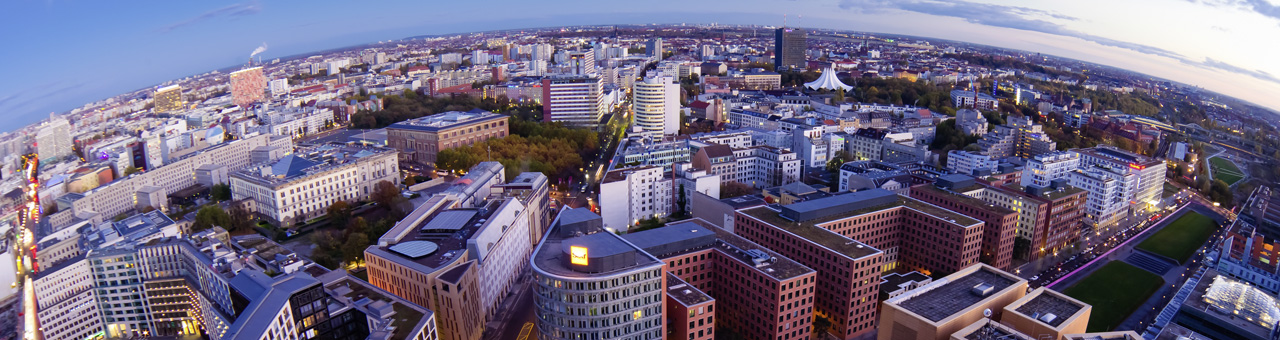 [Translate to English:] Berlin von oben => SAM DISTRICT ENERGY SAMSON