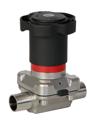 Hand-operated diaphragm valve by SAMSON SED