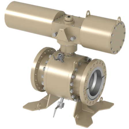 Válvula de bola con diseño "trunnion" de SAMSON STARLINE